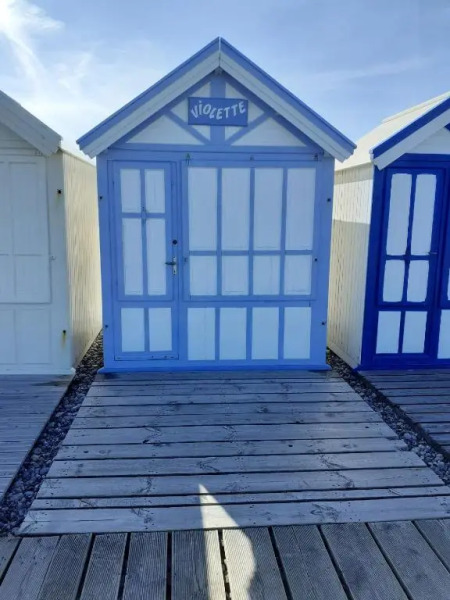 Maison de 2 chambres avec jardin clos et wifi a Saint Blimont