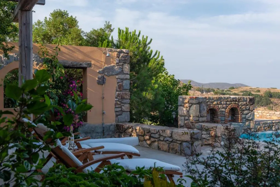 Blue Vista Patmos pool studio