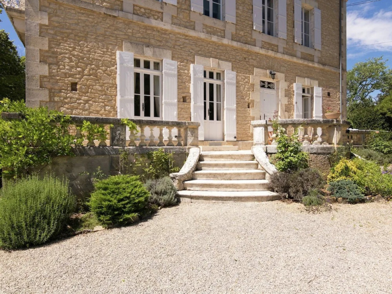 Upscale Mansion in Brouchaud With Views Across Private Pool