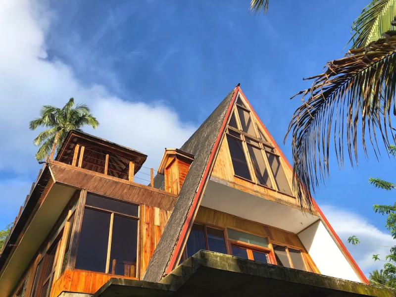 A-Frame Volcano House