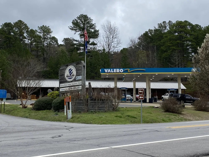 Queen Guest Room located at the Joplin Inn at the entrance to Mountain Harbor, just 2 1/2 miles from Lake Ouachita. by RedAwning