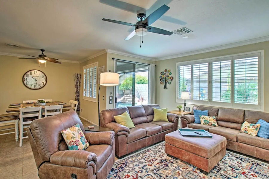 Game Room, Fenced Yard: Estrella Oasis in Goodyear