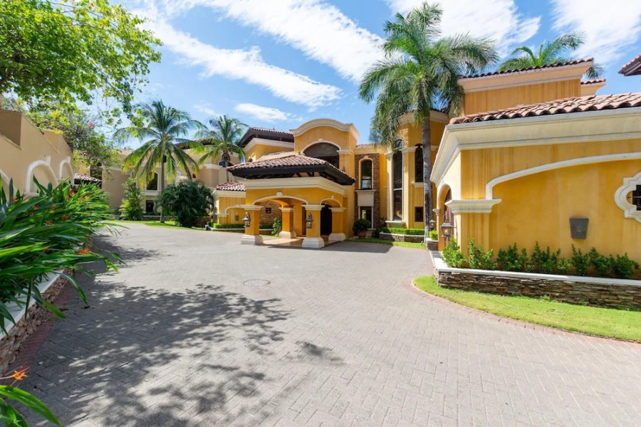 Spectacular Mediterranean-Style Mansion with Beachfront Views in Playa Flamingo