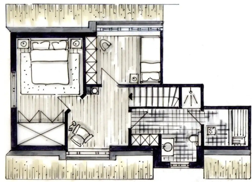 von Deska Countryhouses Kapitäns Flügel