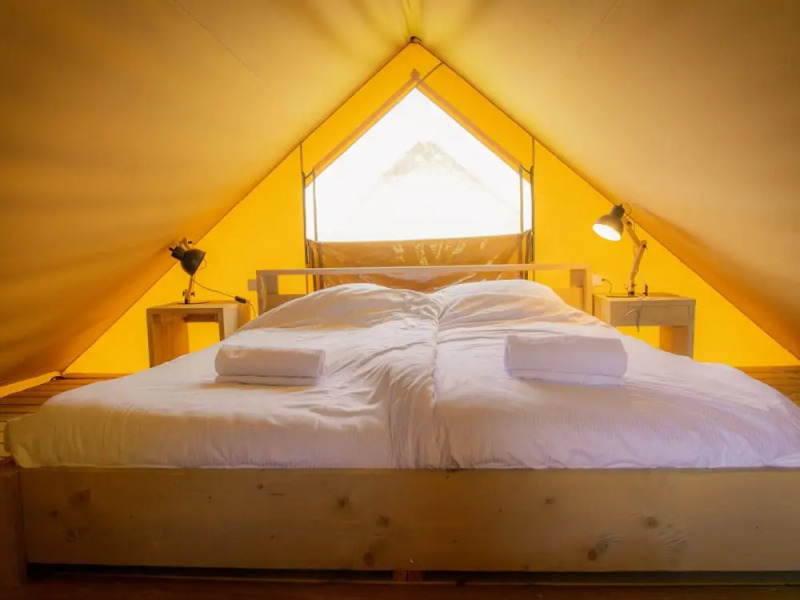 Well Furnished Tent Lodge with Terrace near Veluwe