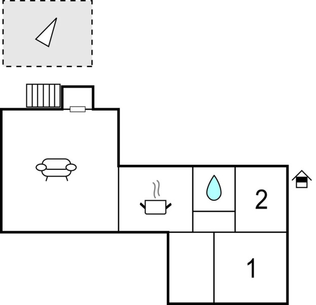 Awesome Apartment in Lügde With 2 Bedrooms and Wifi