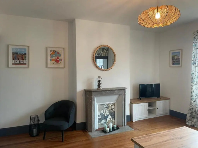 Appartement avec balcon vue mer, tout équipé