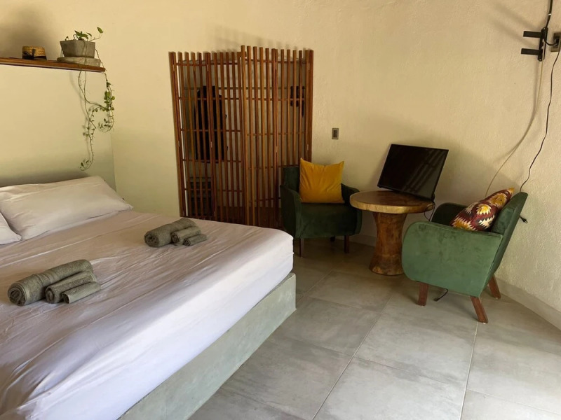 Bungalow Queen Casa Mexibali Troncones