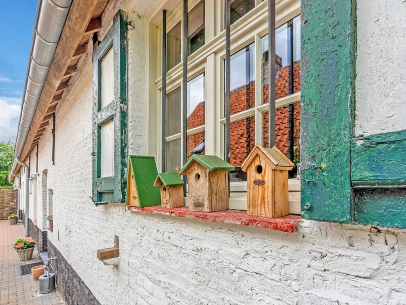 Manor House in Farm Complex in Middle of Polder Landscape near Damme
