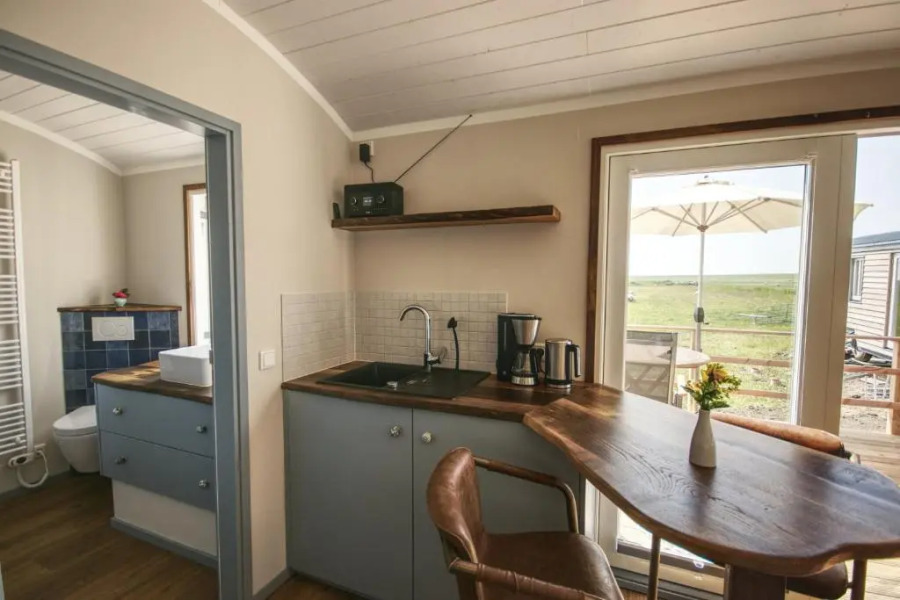 Schäferwagen Tiny House auf dem Friesenhof