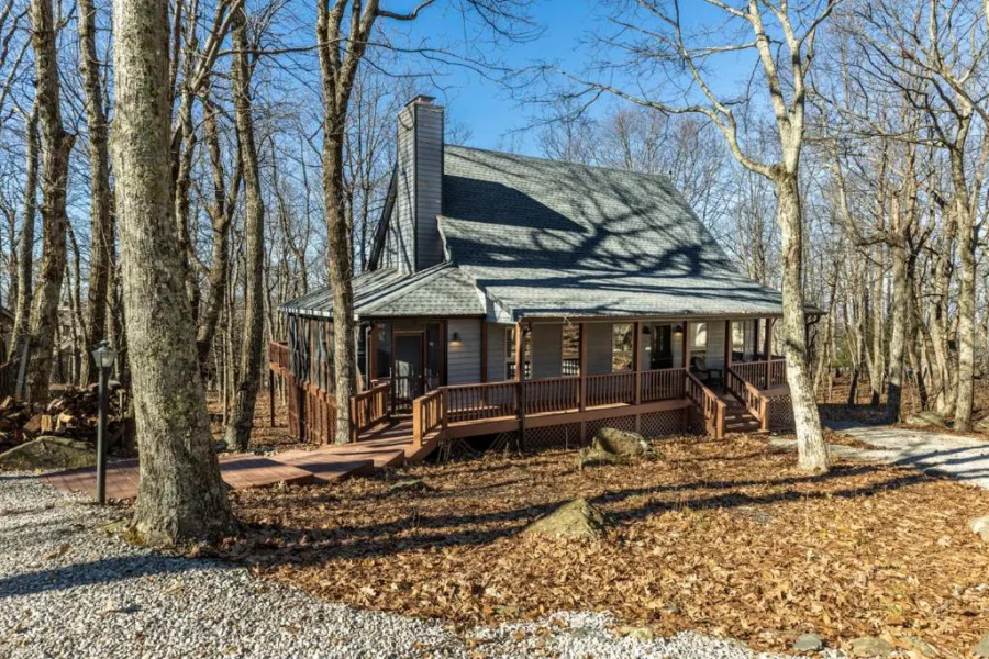 Devils Knob Hottub Wintergreen