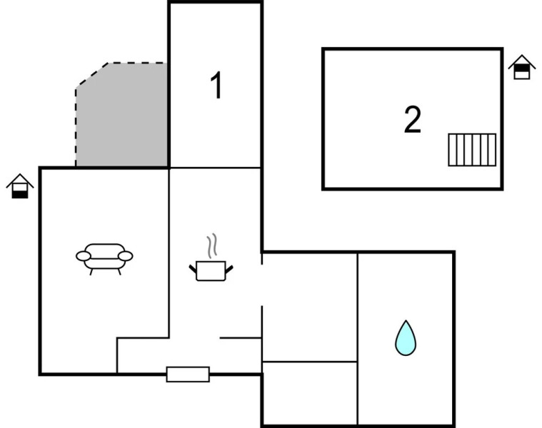 Awesome Home in Gårdsjö With 2 Bedrooms and Wifi