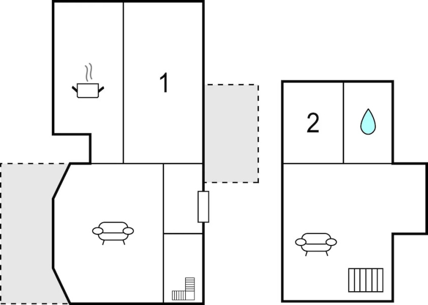 Amazing Home in Degerhamn With 2 Bedrooms and Wifi