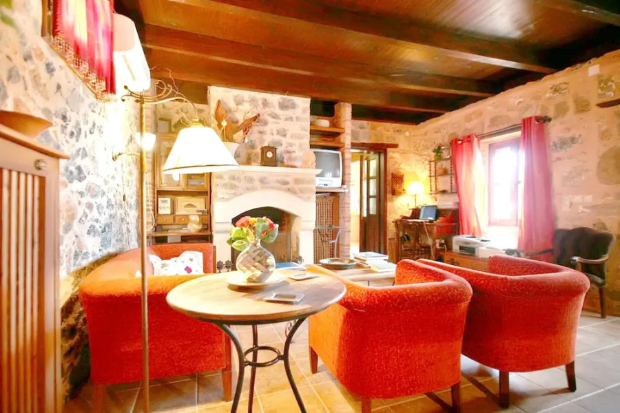 House With 4 Bedrooms in Anatoli, With Wonderful sea View, Enclosed Garden and Wifi Near the Beach