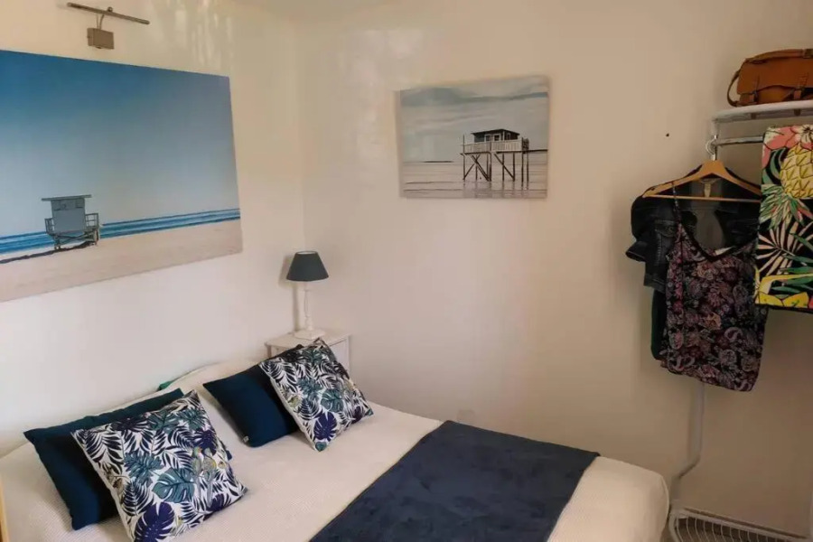 Nid douillet F2, jardin, piscine, parking, plage 200 m Palavas