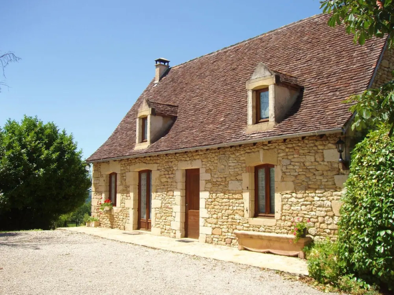 House With 4 Bedrooms in Plazac, With Private Pool, Enclosed Garden an