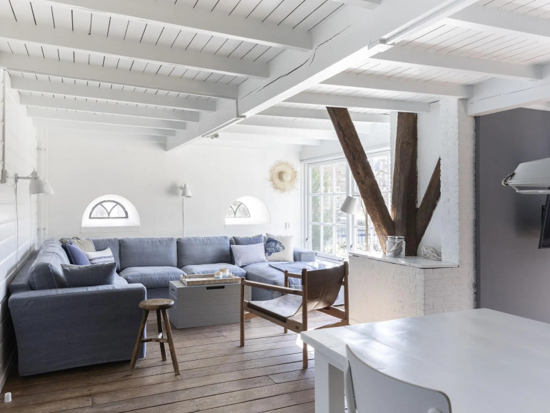 Luxuriously Restored Farmhouse With Trendy Interior Close to sea and Forest