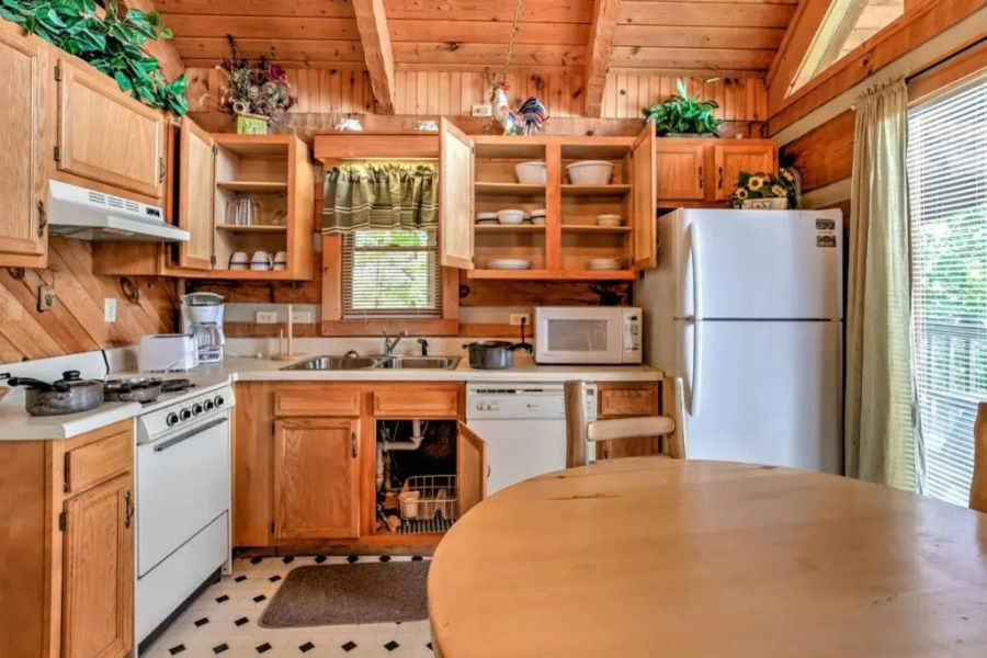 View! Private Studio Cabin,Hot Tub,RELAX,Honeymoon