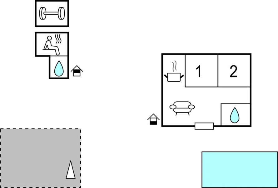 Beautiful Apartment in Podstrana With Sauna, Wifi and 2 Bedrooms