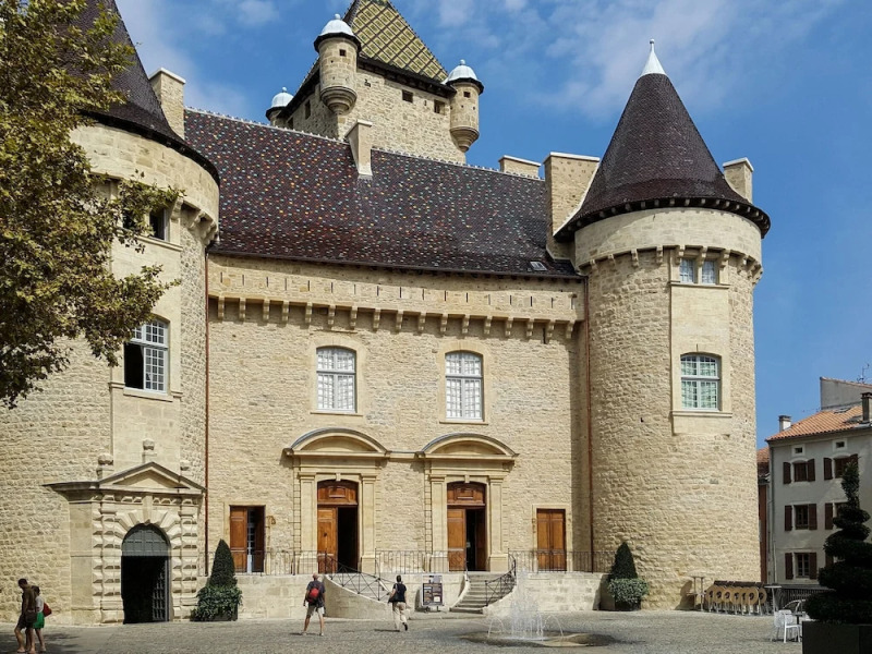 Cottage in Uzer With Pool, Terrace, Garden, Deckchairs