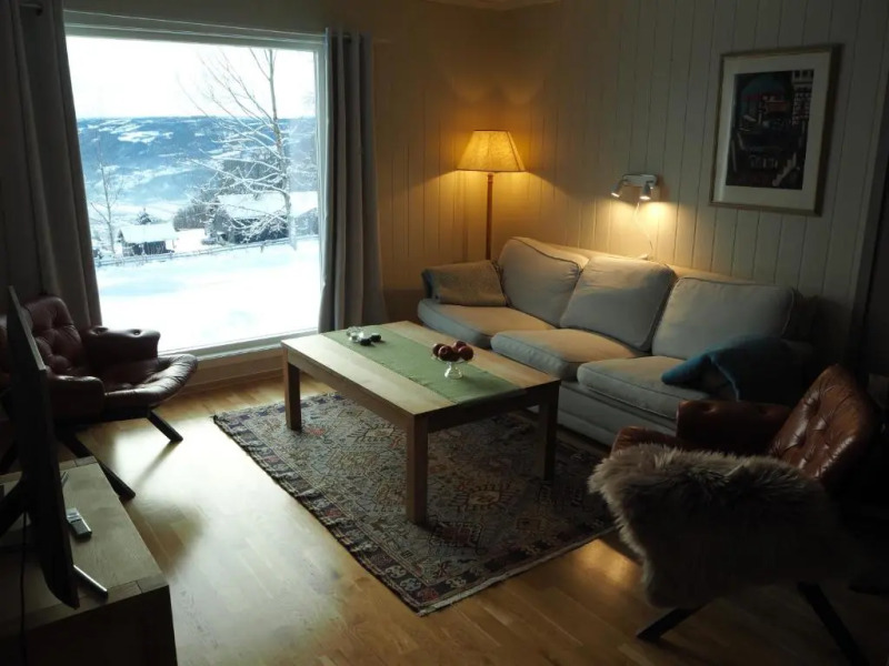Cabin with great view close to town and ski area