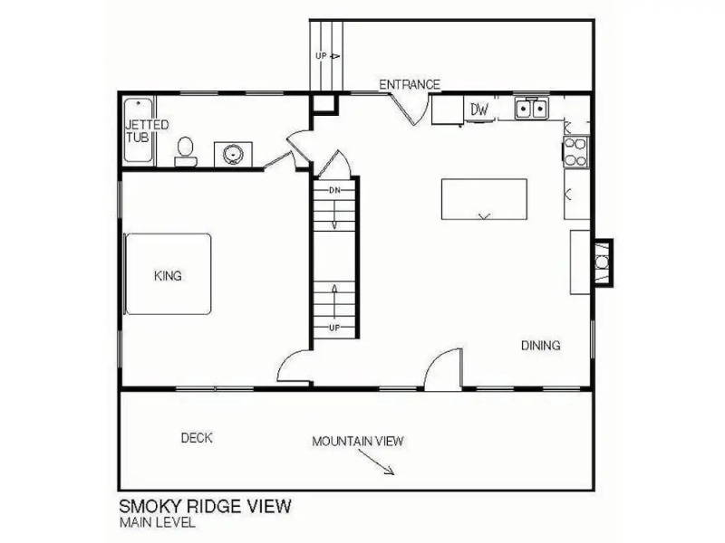 Smoky Ridge View - Three Bedroom Cabin
