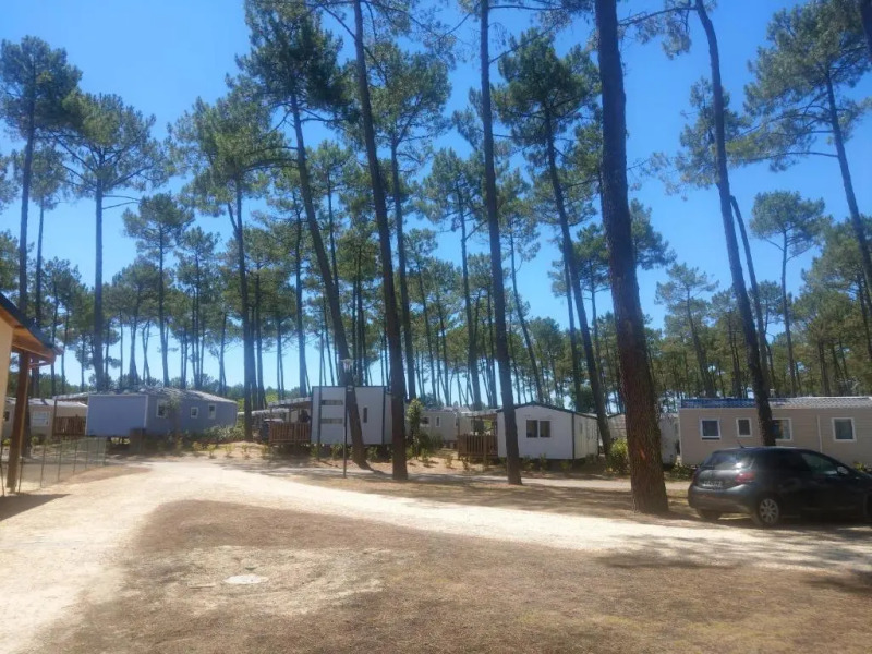 Bungalow de 3 chambres avec piscine partagee jardin amenage et wifi a Saint Julien en Born a 4 km de la plage