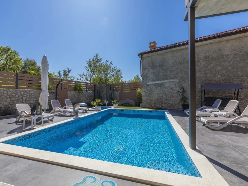 Spacious Holiday Home in Tribalj With Private Pool