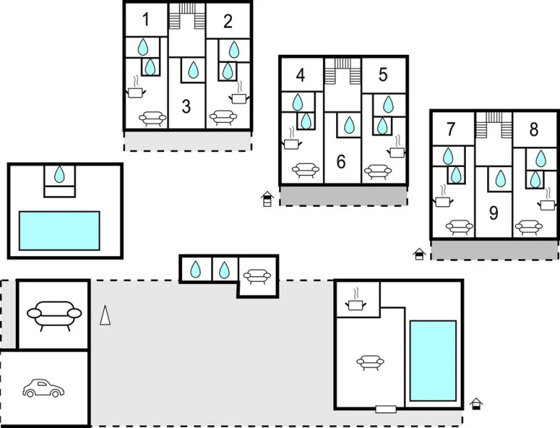 Awesome Home in Duce With Wifi and 9 Bedrooms