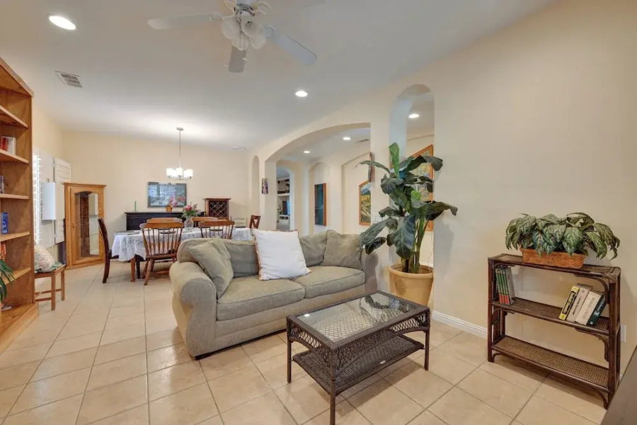 Pool, Patio & Grill: Desert Hot Springs Retreat!