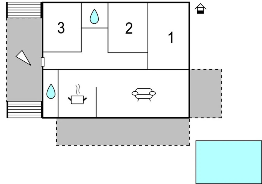 Stunning Home in Nedescina With Wifi and 3 Bedrooms