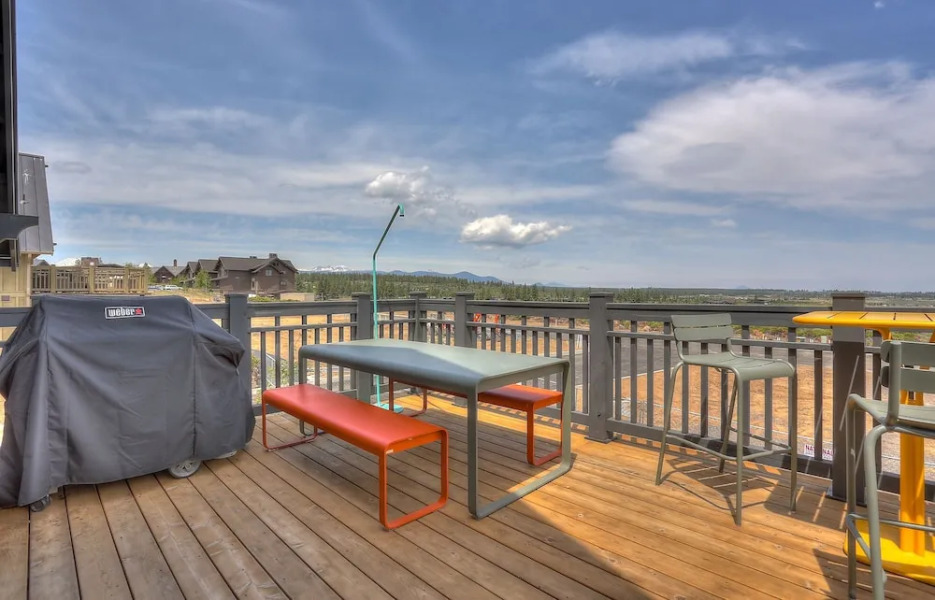 Pet-Friendly Cairn Home features Private Hot Tub and Fire Pit on the Back Patio by RedAwning