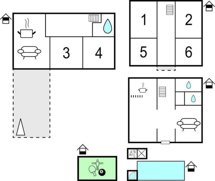 Awesome Home in Kastel Luksic With Sauna, Wifi and 6 Bedrooms