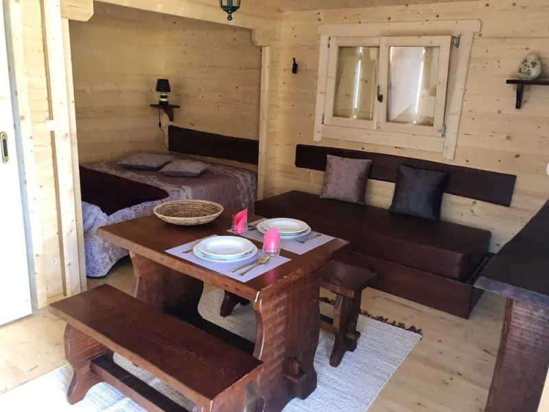 Chalet With one Bedroom in Mortagua, With Wonderful Mountain View, Enclosed Garden and Wifi Near the Beach