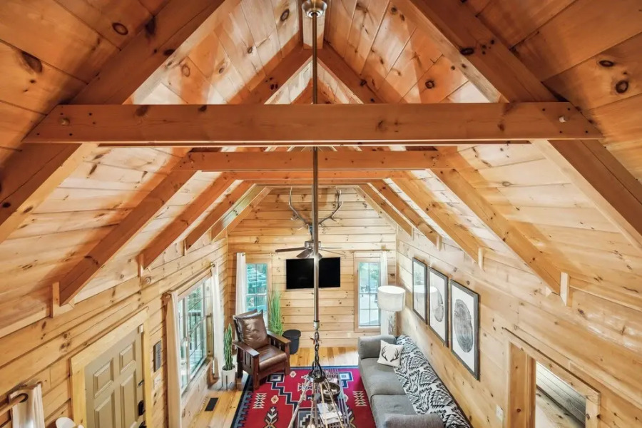 Fire Pit & Bbq: Lake Lure Cabin w/ Outdoor Oasis!