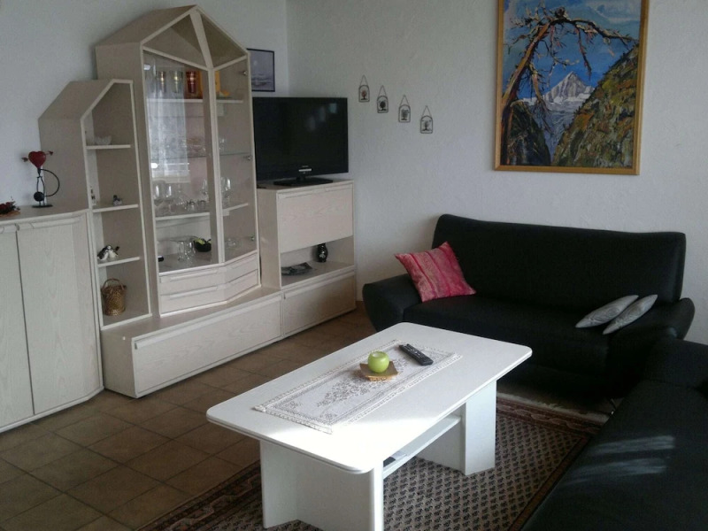 Apartment in Grachen With Balcony, Garden Furniture, Parking