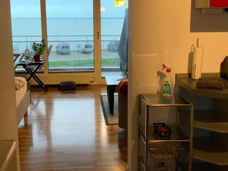 Studio mit Meerblick und großer Loggia - Direktzugang zur Nordsee