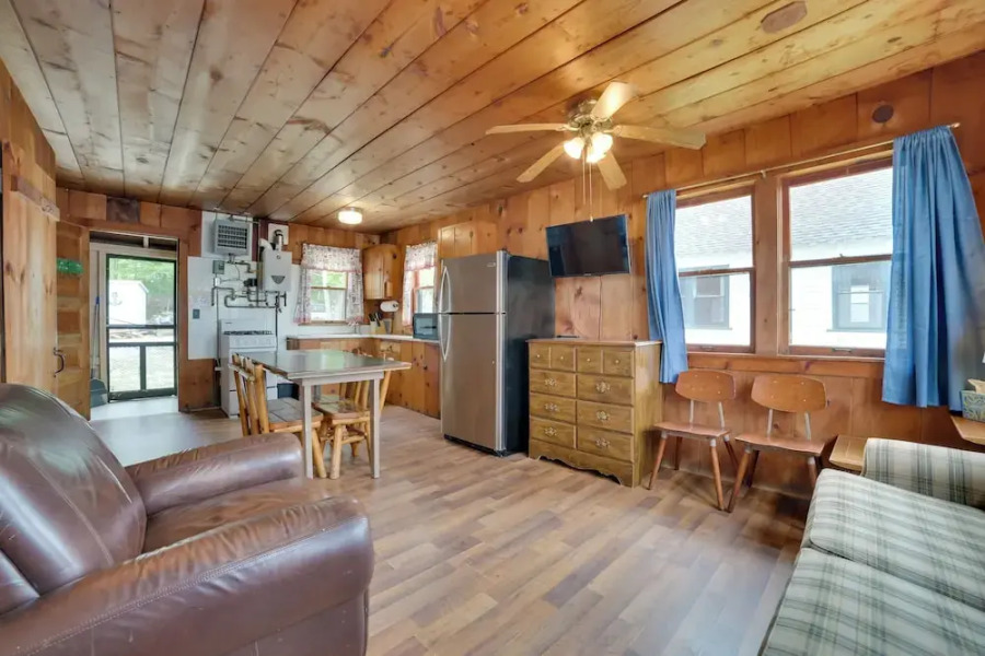 Dock & Beach Access: Lakefront Cabin in Cedarville