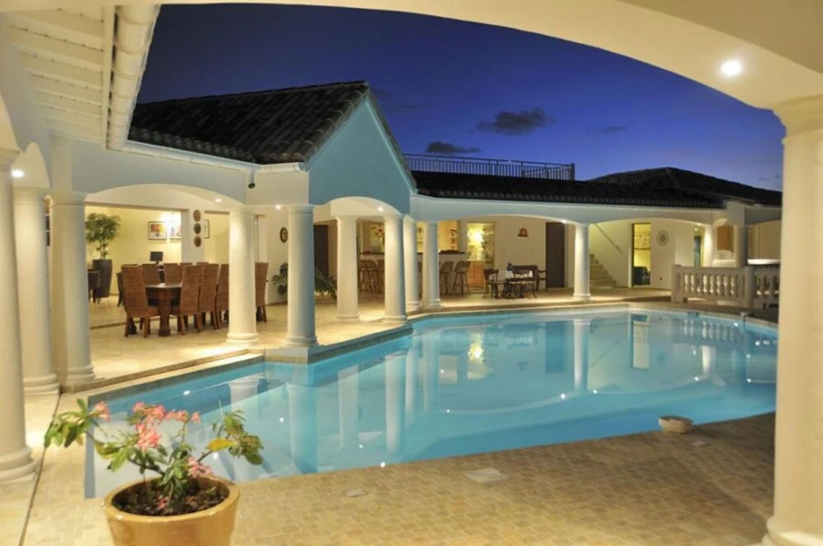 Villa With 5 Bedrooms in Saint Martin, With Wonderful sea View, Privat