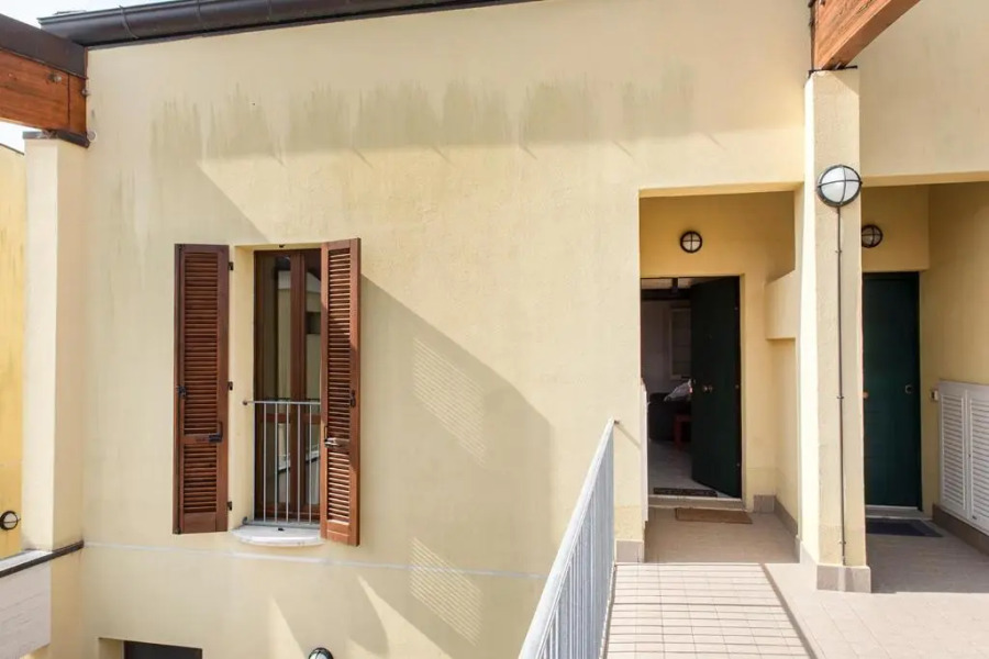 N036 - Numana, bilocale con terrazzo in residence con piscina