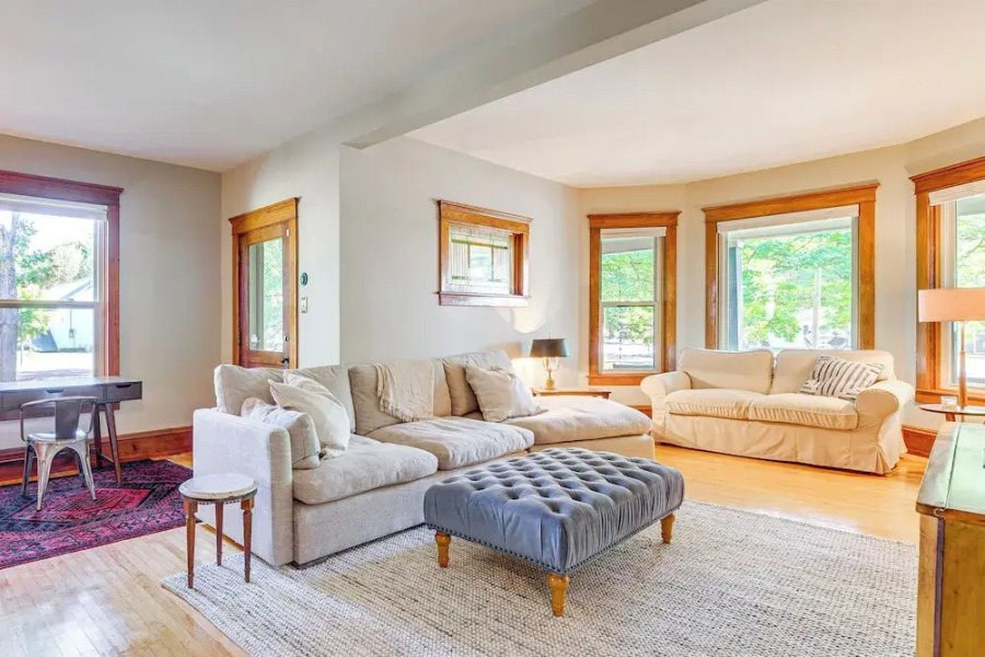 Near Lake: Historic Boyne City Home w/ Fire Pit!