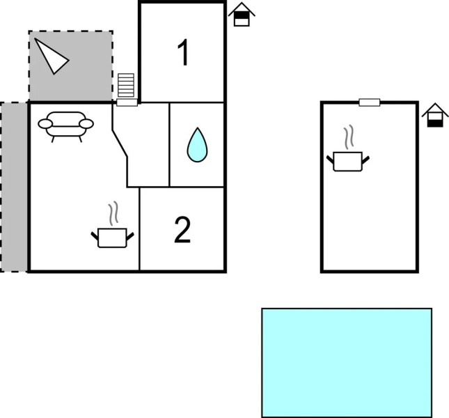 Amazing Home in Dobrani With Wifi and 2 Bedrooms