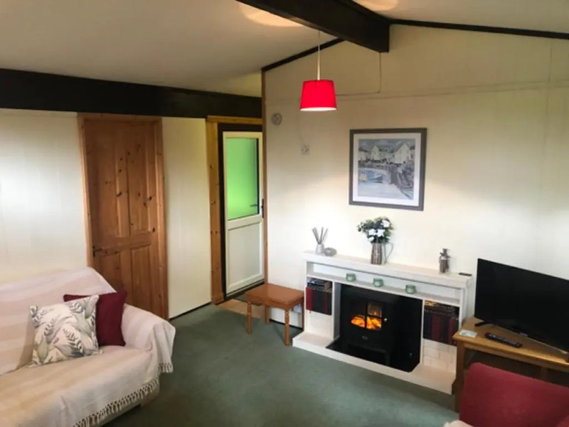 Nuthatch Lodge is set in 24 Acres of Wood, Parkland Near the Village of Cenarth