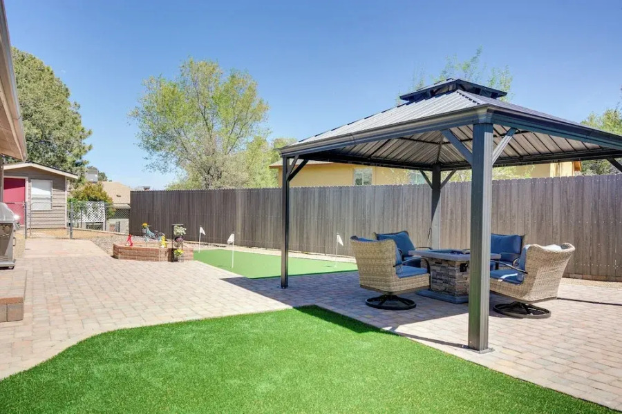 Putting Green & Patio: Central Prescott Home