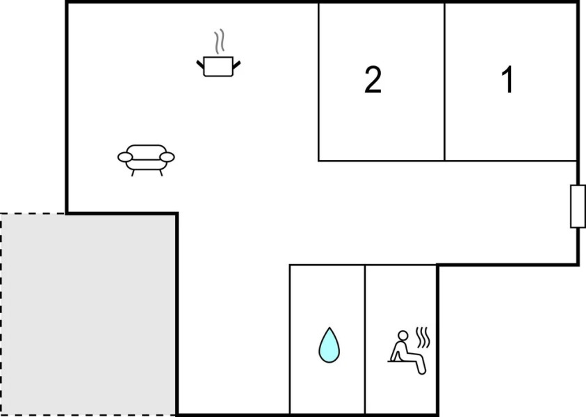 Awesome Apartment in Hemsedal With Sauna, Wifi and 2 Bedrooms