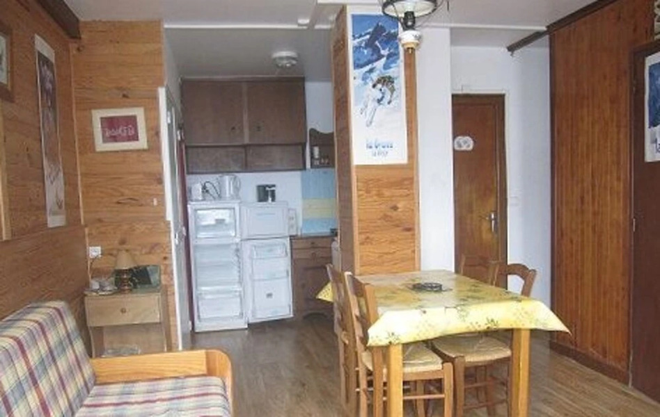 Studio in La Grave, With Wonderful Mountain View, Furnished Terrace an