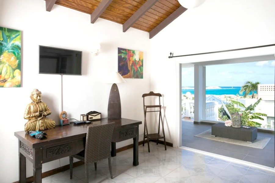 Villa With 5 Bedrooms in Saint Martin, With Wonderful sea View, Private Pool and Terrace