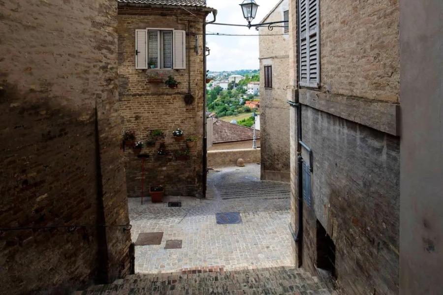 House With 3 Bedrooms in Monte San Pietrangeli, With Wonderful City View, Balcony and Wifi