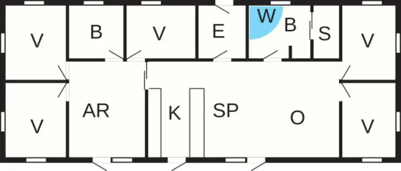 Spacious Holiday Home in Blavand with Sauna