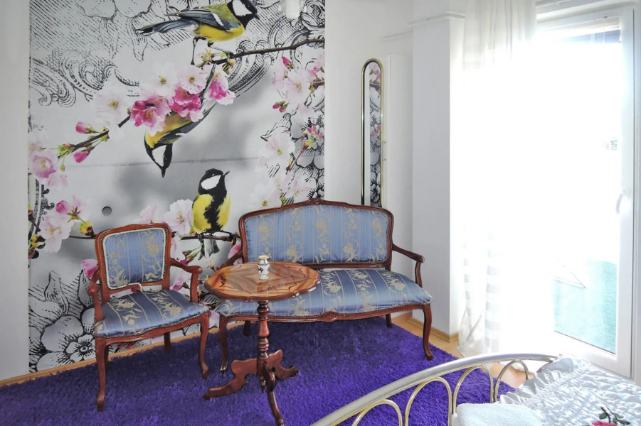 Holiday Home in Nowe Warpno - Rosarotes Haus for 10 persons